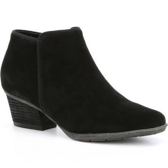Blondo Shoes - Blondo Villa Black Suede Waterproof Ankle Boot 8.5